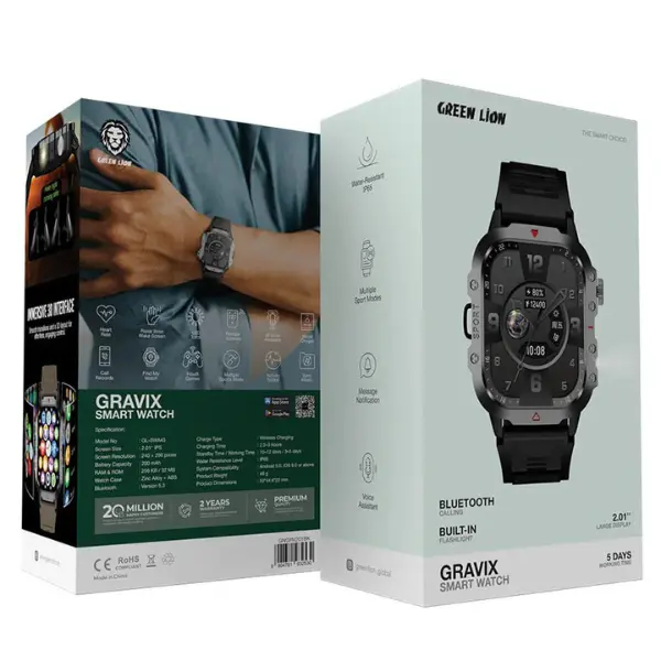 ساعت هوشمند گرین لاین Green Lion Gravix