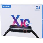 ساعت هوشمند 46mm طرح اپل واچ WISME مدل x10 ws-x11 (همراه با ۷ بند)