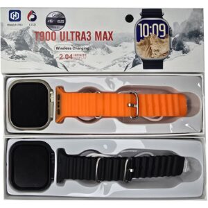 ساعت هوشمند T900 Ultra3 با بدنه آلومینیومی و بند سیلیکونی
