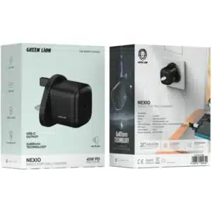 شارژر دیواری گرین لاین 45W مدل Nexio GNNXPD45WBK