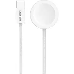 کابل شارژ مگنتی اپل واچ گرین لاین مدل iwatch با پورت USB-C